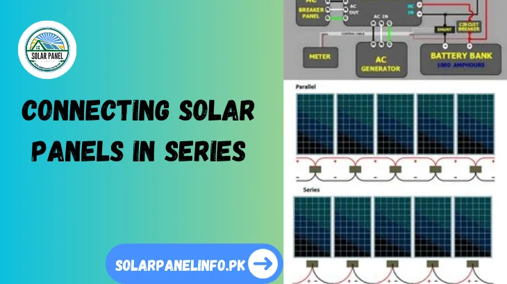 Connecting solar panels in series