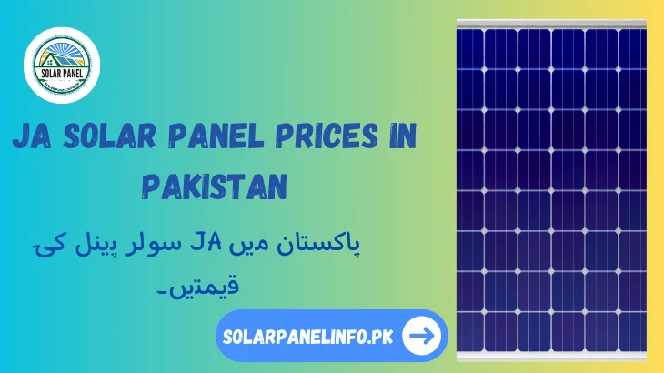JA Solar Panel Prices in Pakistan