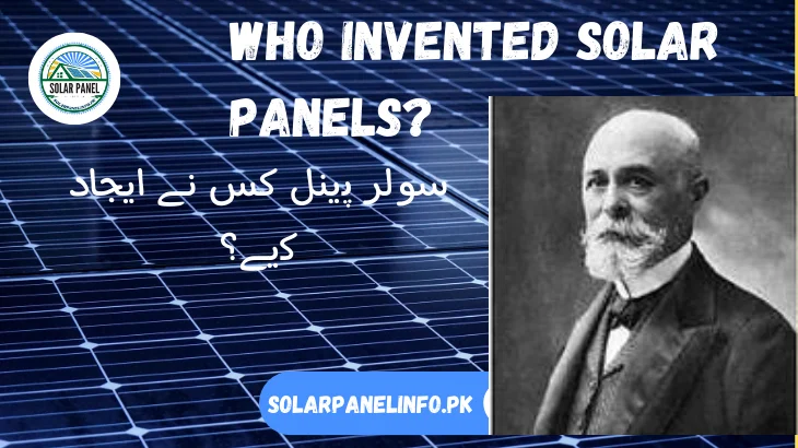 Who invented solar panels