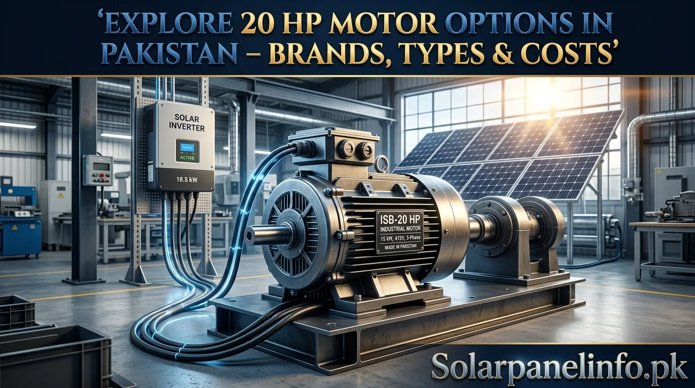 Explore 20 HP Motor Options in Pakistan-Brands, Types & Costs