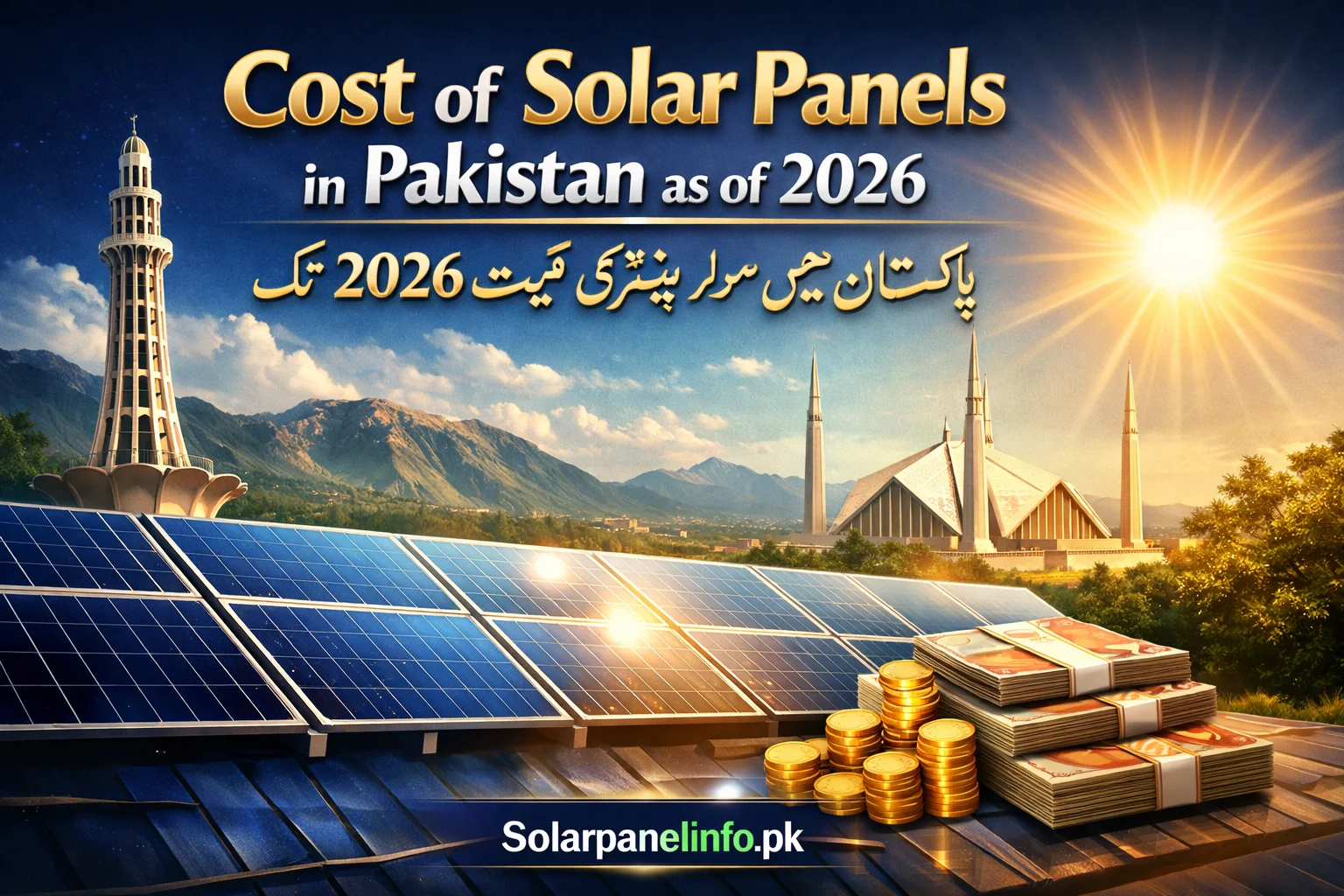 Cost of Solar Panels in Pakistan as of 2026
