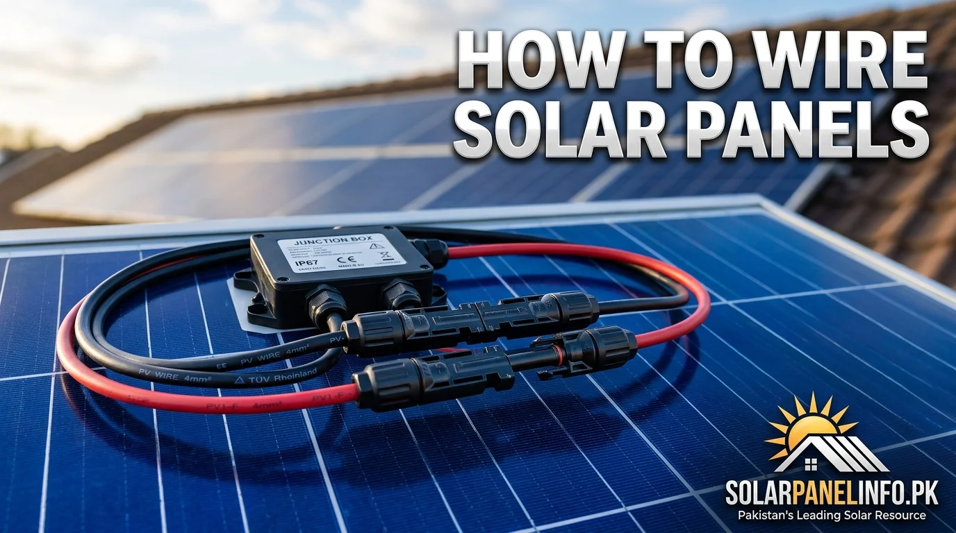 How to wire solar panels
