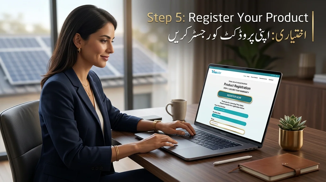 Optional: Register Your Product اختیاری: اپنی پروڈکٹ کو رجسٹر کریں۔