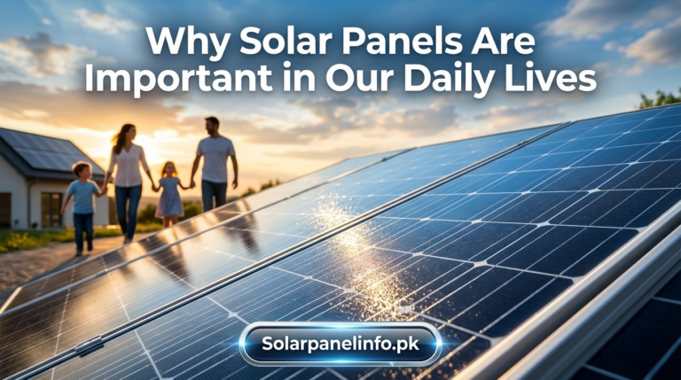 Why Solar Panels Are Important in Our Daily Lives