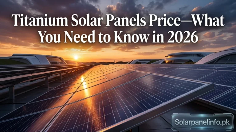 Titanium Solar Panels Price—What You Need to Know in 2026
