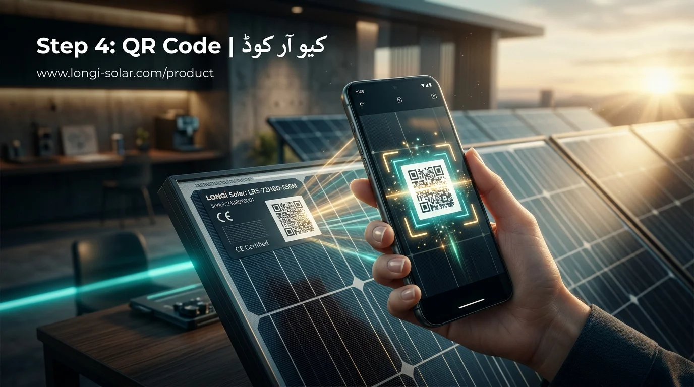  Step 4:QR code:(کیو آر کوڈ)