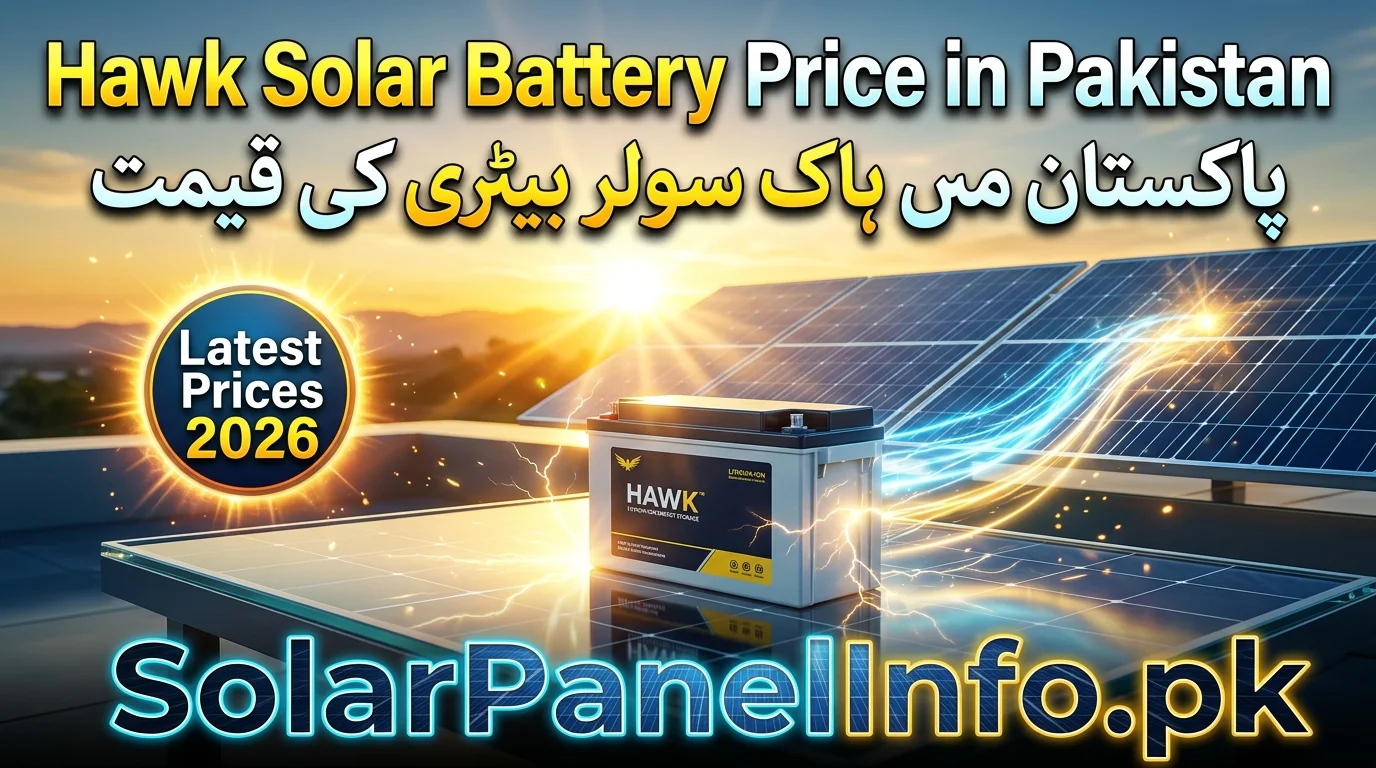 ​Hawk Solar Battery Price in Pakistan 