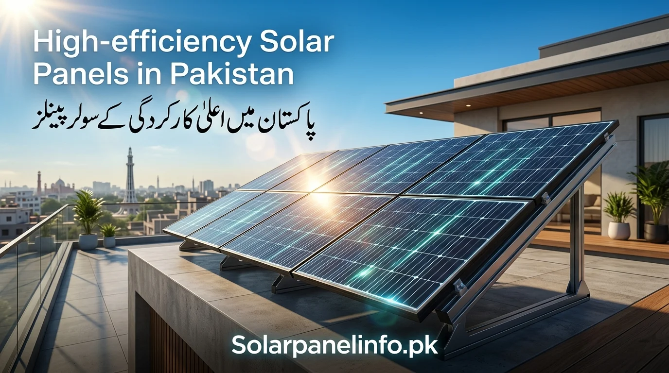 High-efficiency solar panels in Pakistan