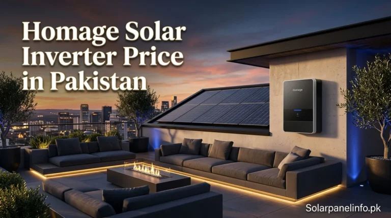 Homage Solar Inverter Price in Pakistan