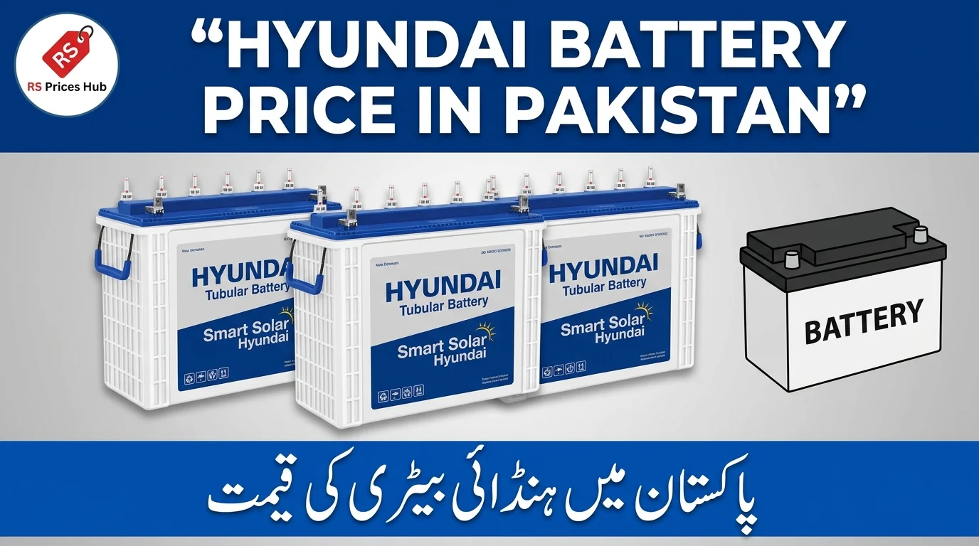 Hyundai Battery Price In Pakistan