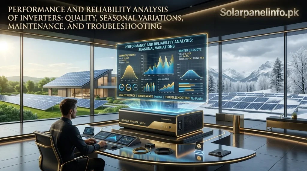 Performance and Reliability Analysis of Inverters: Quality, Seasonal Variations, Maintenance,