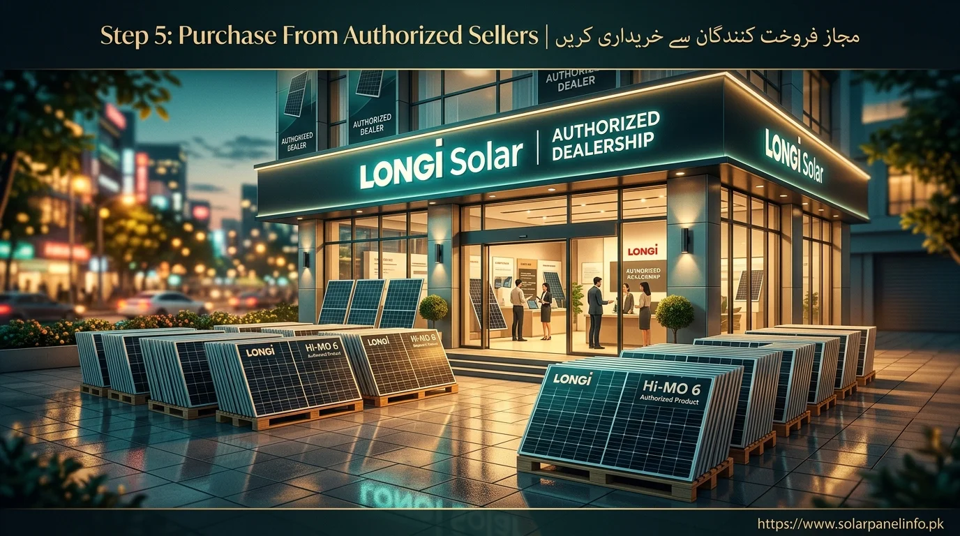 Step 5: Purchase From Authorized Sellers:(مجاز فروخت کنندگان سے خریداری کریں)