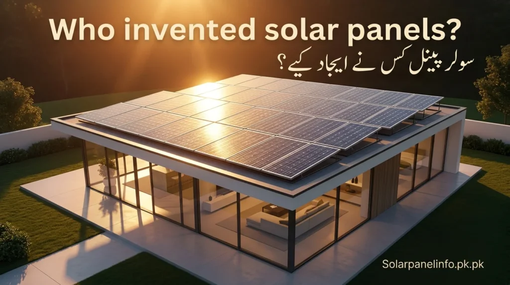 invented solar panels