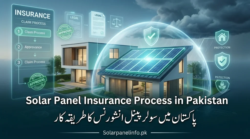 Solar panel insurance process in Pakistan