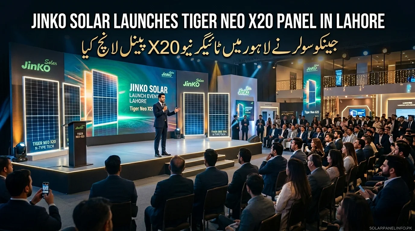 Jinko Solar launches Tiger Neo X20 panel in Lahore