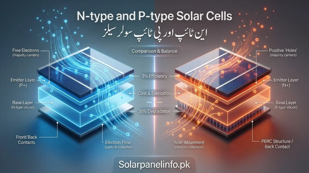 N-type and P-type Solar Cells