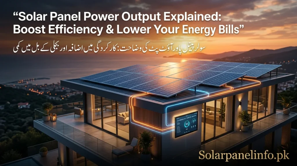Solar Panel Power Output Explained: Boost Efficiency & Lower Your Energy Bills