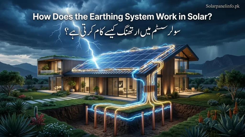 How does the Earthing System work in solar