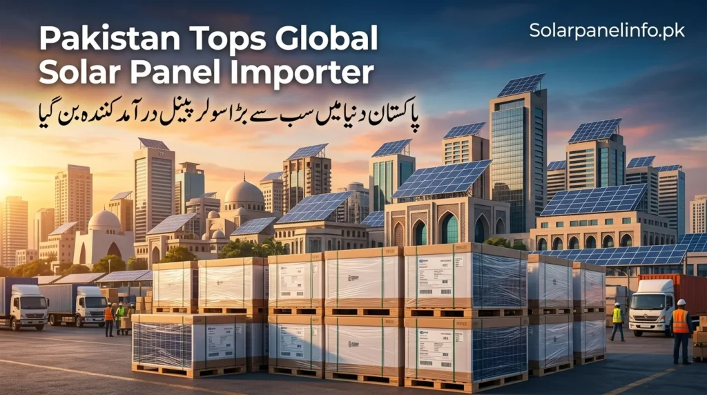 Pakistan tops global solar panel importer